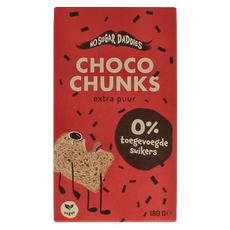 No Sugar Daddies Choco chunks extra puur bio 180.00 Gram