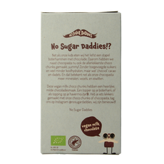 No Sugar Daddies Choco chunks melk bio 180.00 Gram