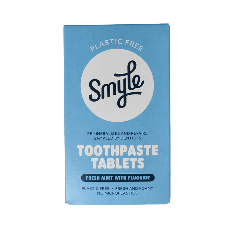 Smyle Tandpasta tabletten met fluoride navul 65 Stuks