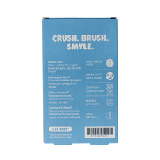 Smyle Tandpasta tabletten met fluoride navul 63 Stuks