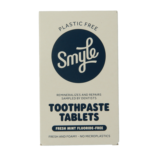 Smyle Tandpasta tabletten zonder fluoride navul 63 Stuks