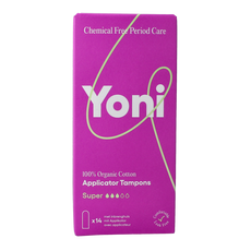 Yoni Tampons super met applicator 14.00 Stuks