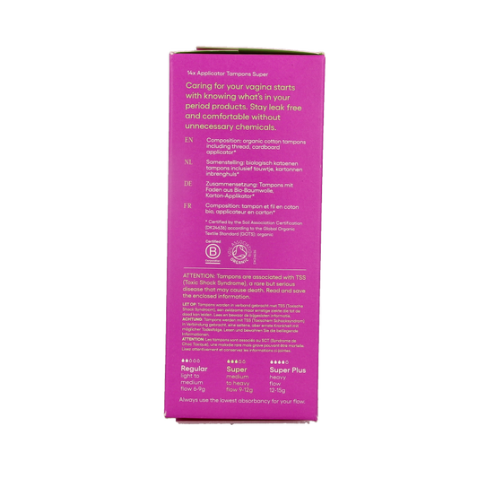Yoni Tampons super met applicator 14 Stuks