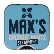 Max mints Spearmint blikje vierkant bio 35 Gram