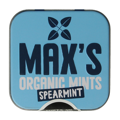 Max mints Spearmint blikje vierkant bio 35.00 Gram