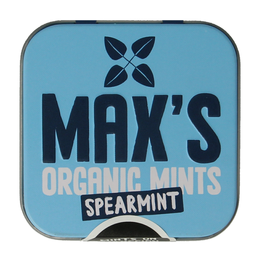 Max mints Spearmint blikje vierkant bio 35 Gram