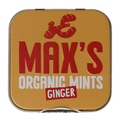 Max mints Ginger blikje vierkant bio 35 Gram
