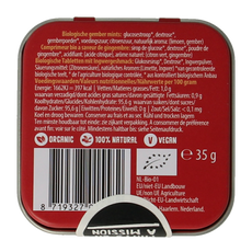 Max mints Ginger blikje vierkant bio 35.00 Gram