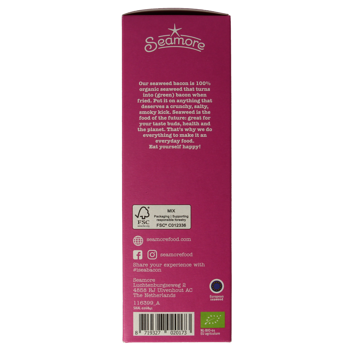 Seamore Seaweed bacon bio 30.00 Gram