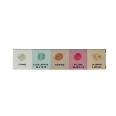 Shampoobars Body bars proefpakket 5X12 gram 50.00 Gram