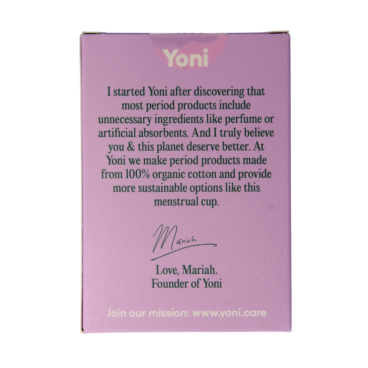 Yoni Menstruatiecup maat 1 1 Stuks