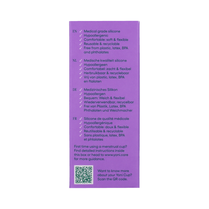 Yoni Menstruatiecup maat 2 1.00 Stuks
