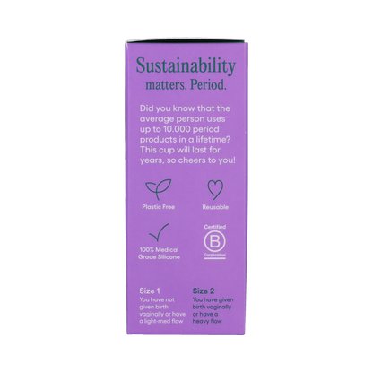 Yoni Menstruatiecup maat 2 1.00 Stuks
