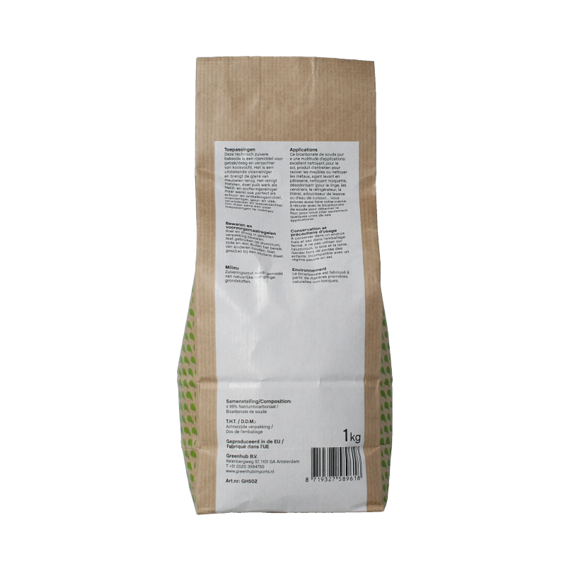 Greenhub  Baksoda/zuiveringszout 1 Kilogram