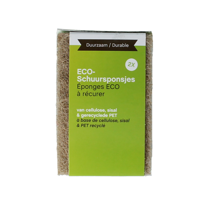 Greenhub  Schuursponsjes eco 2 Stuks