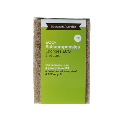 Greenhub  Schuursponsjes eco 2 Stuks