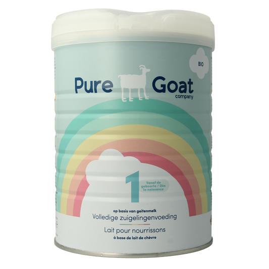 Pure Goat Zuigelingenvoeding volledig 1 bio 800 Gram