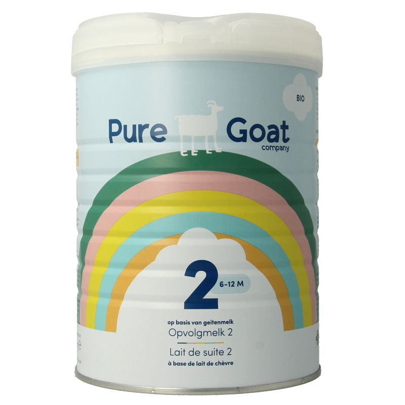 Pure Goat Opvolgmelk 2 bio 800 Gram