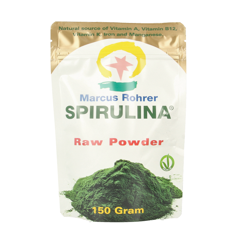 Marcus Rohrer Spirulina doypack 150 Gram