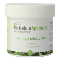 Natuurapotheek Ginkgo biloba 24% 50mg 100.00 Capsules