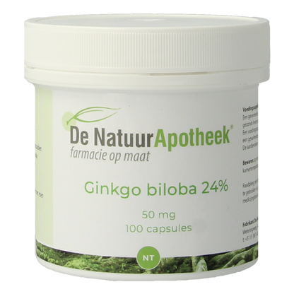 Natuurapotheek Ginkgo biloba 24% 50mg 100.00 Capsules