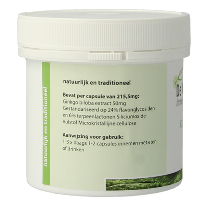 Natuurapotheek Ginkgo biloba 24% 50mg 100.00 Capsules