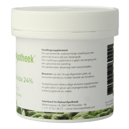 Natuurapotheek Ginkgo biloba 24% 50mg 100.00 Capsules