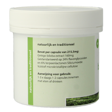 Natuurapotheek Ginkgo biloba 24% 160mg 100.00 Capsules