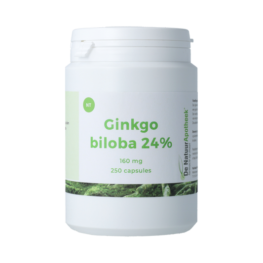 Natuurapotheek Ginkgo biloba 24% 160mg 250.00 Capsules
