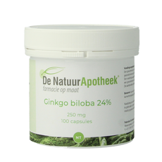 Natuurapotheek Ginkgo biloba 24% 250mg 100.00 Capsules