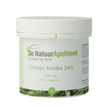 Natuurapotheek Ginkgo biloba 24% 250mg 100 Capsules