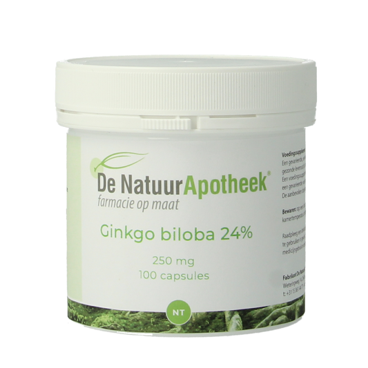 Natuurapotheek Ginkgo biloba 24% 250mg 100 Capsules
