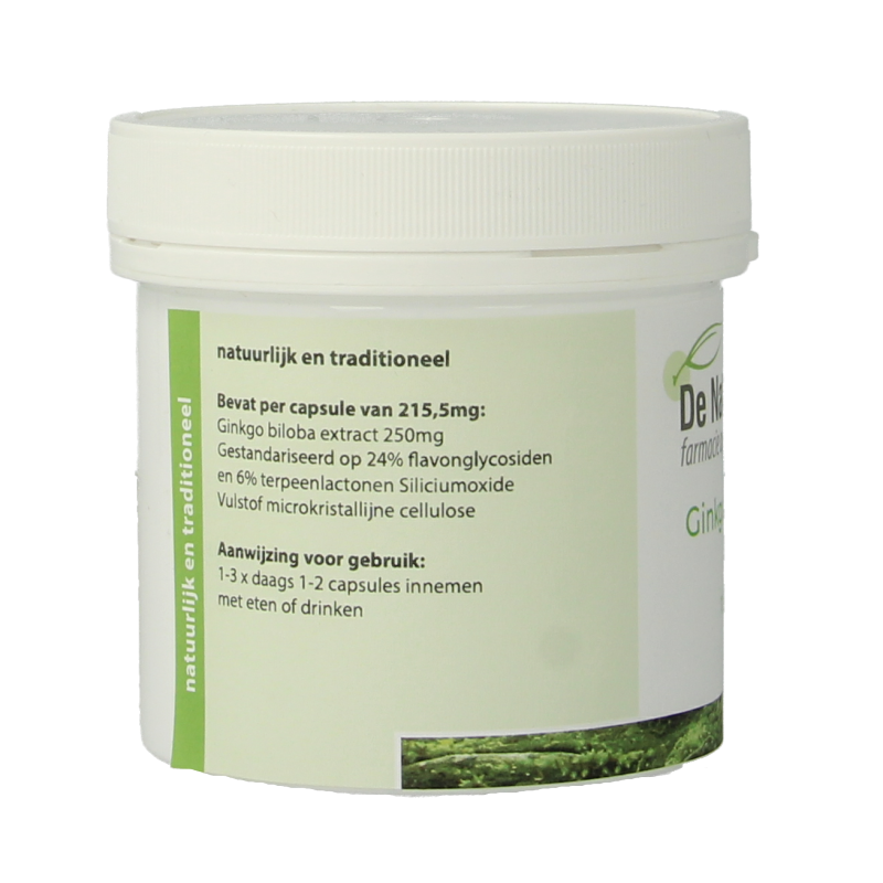 Natuurapotheek Ginkgo biloba 24% 250mg 100 Capsules
