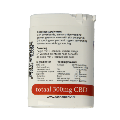 Cannamedic CBD Capsules nr. 16 6mg 50 Capsules