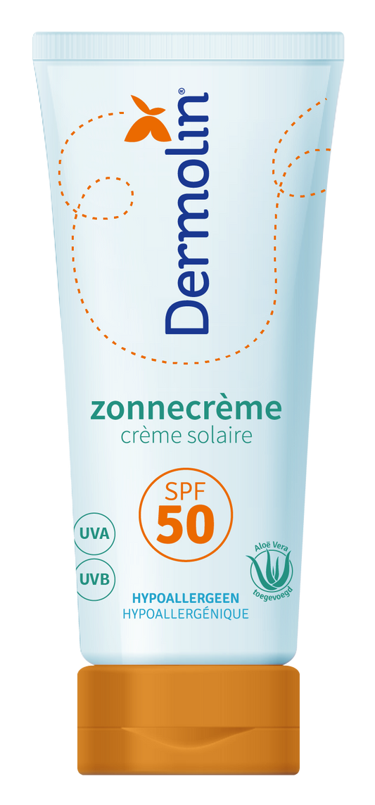 Dermolin Zonnebrandcreme SPF50 75 Milliliter