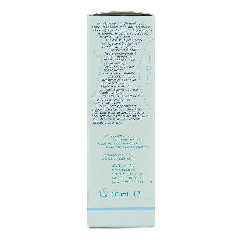 Dermolin Dagcreme zeer droge huid 50 Milliliter