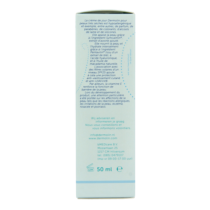 Dermolin Dagcreme zeer droge huid 50.00 Milliliter