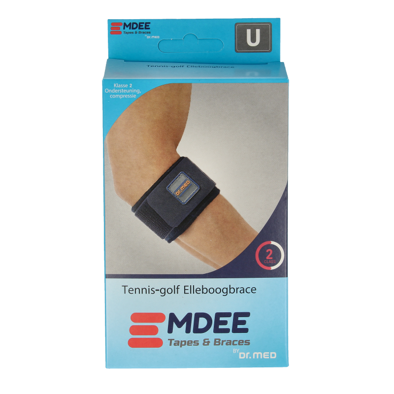 Emdee Tennis/golf arm supportband blauw 1 Stuks