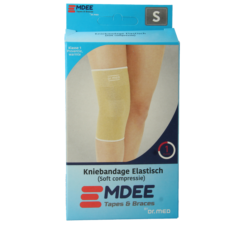 Emdee Elastic support knie maat S huidskleur 1 Stuks