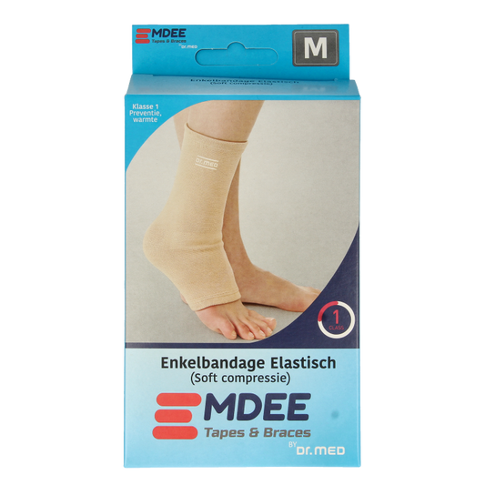 Emdee Elastic support enkel maat M huidskleur 1 Stuks
