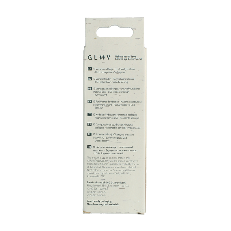 Glov Saga eco bullet vibrator groen 1 Stuks