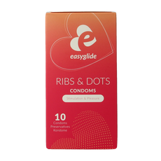 Easyglide Condooms ribs en dots 10 Stuks