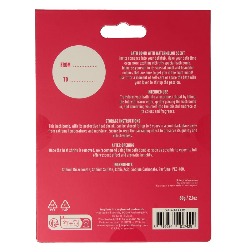 EasyToys Badbruisbal talk dirty 1 Stuks