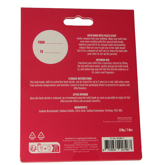 EasyToys Badbruisbal peachy 1 Stuks