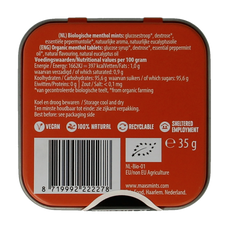 Max mints Dutch blikje vierkant bio 35.00 Gram