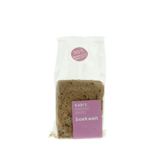 Kari's Crackers  Knekkebrod boekweit bio 185.00 Gram