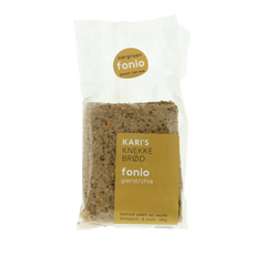 Kari's Crackers  Knekkebrod fonio gierst/chia bio 195.00 Gram