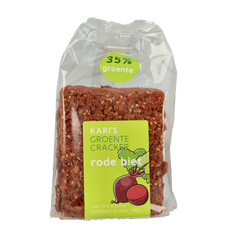 Kari's Crackers  Groentecracker rode biet bio 180.00 Gram
