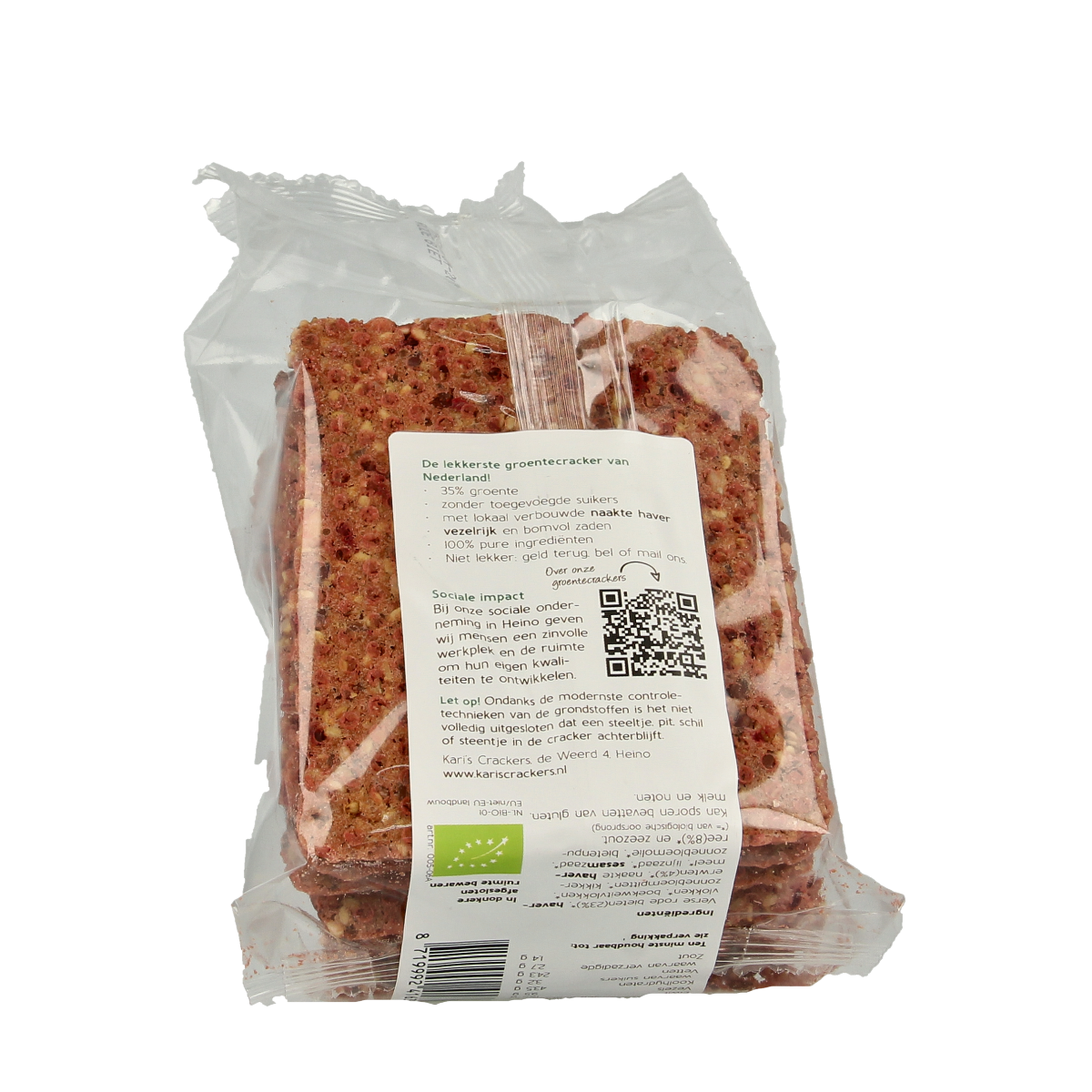 Kari's Crackers  Groentecracker rode biet bio 175.00 Gram