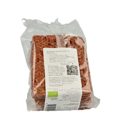 Kari's Crackers  Groentecracker rode biet bio 175.00 Gram
